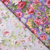 Popelíne Estampado Flamenca Cretona Roxo - Ribes y Casals