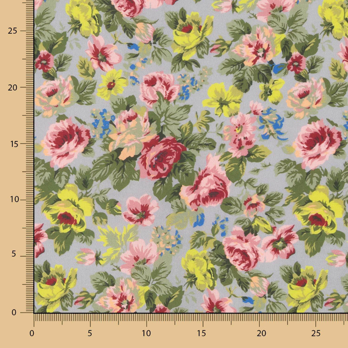 Popelíne Estampado Flamenca Cretona Verde Salvia - Ribes y Casals