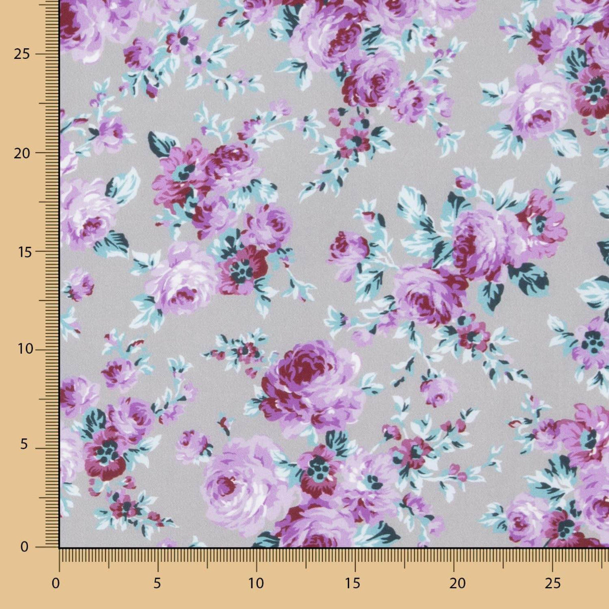 Popeline Estampado Flamenco Cretone Taupe - Ribes y Casals