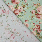 Popeline Estampado Flamenco Cretone Verde Claro - Ribes y Casals