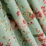 Popeline Estampado Flamenco Cretone Verde Claro - Ribes y Casals