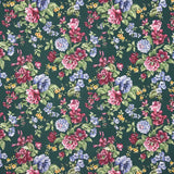 Popeline Estampado Flamenco Cretone Verde Escuro - Ribes y Casals