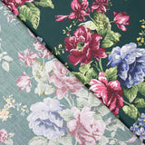 Popeline Estampado Flamenco Cretone Verde Escuro - Ribes y Casals