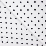 Popeline Estampado Flamenco Bolinhas 10mm Branco - Ribes y Casals