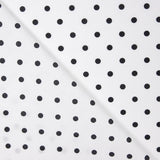 Popeline Estampado Flamenco Bolinhas 10mm Branco - Ribes y Casals