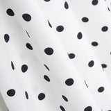 Popeline Estampado Flamenco Bolinhas 10mm Branco - Ribes y Casals