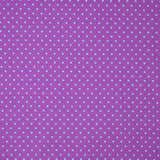 Popeline Estampado Flamenco Bolinhas 10mm Roxo - Ribes y Casals