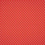 Popeline Estampado Flamenco Bolinhas 10mm Vermelho - Ribes y Casals