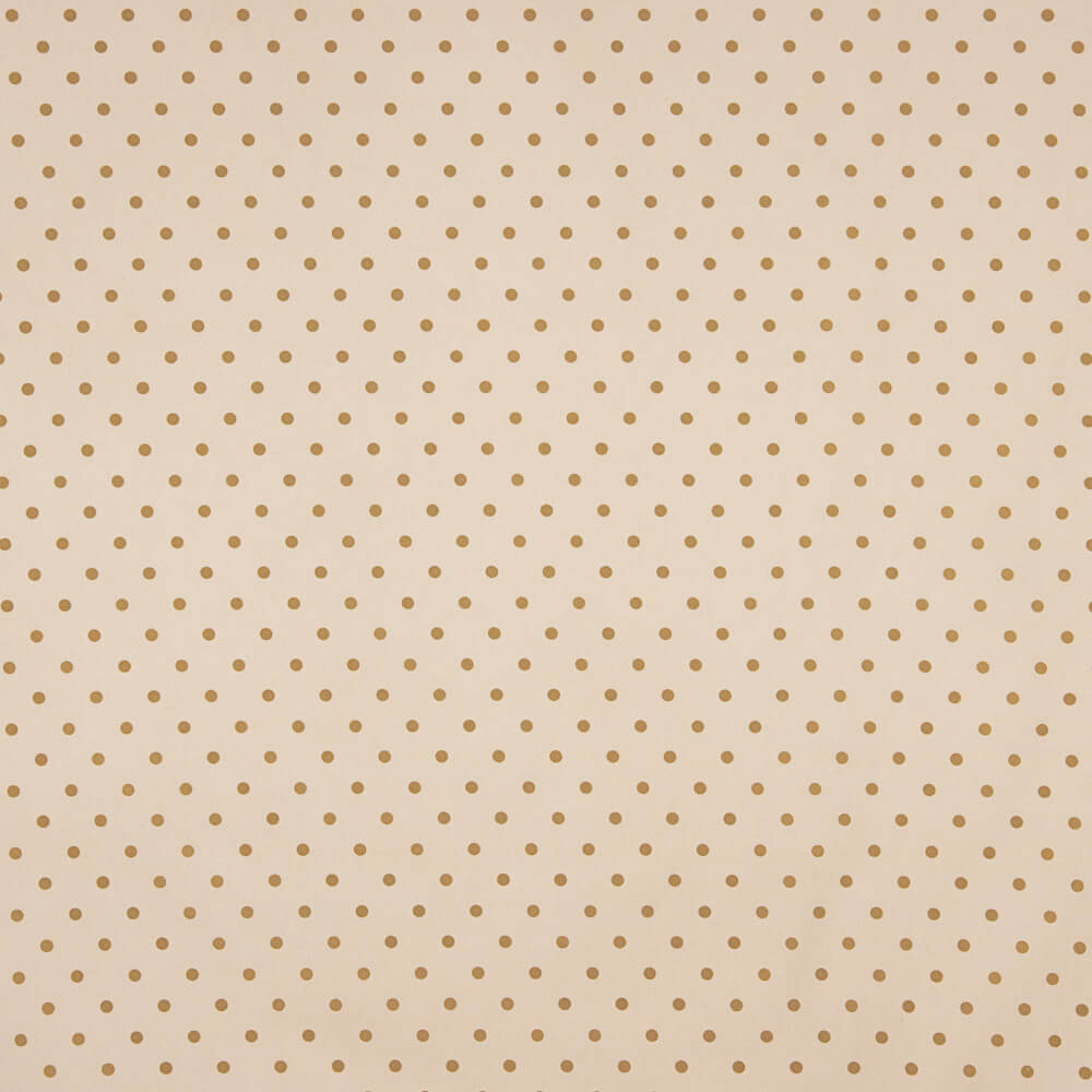 Popeline Estampado Flamenco Bolinhas 10mm Tostado - Ribes y Casals