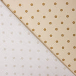 Popeline Estampado Flamenco Bolinhas 10mm Tostado - Ribes y Casals