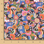 Retal Popelín Estampado Flor Fancy 40x140 cm - Ribes y Casals