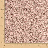 Popeline Estampado Florette Grana - Ribes y Casals