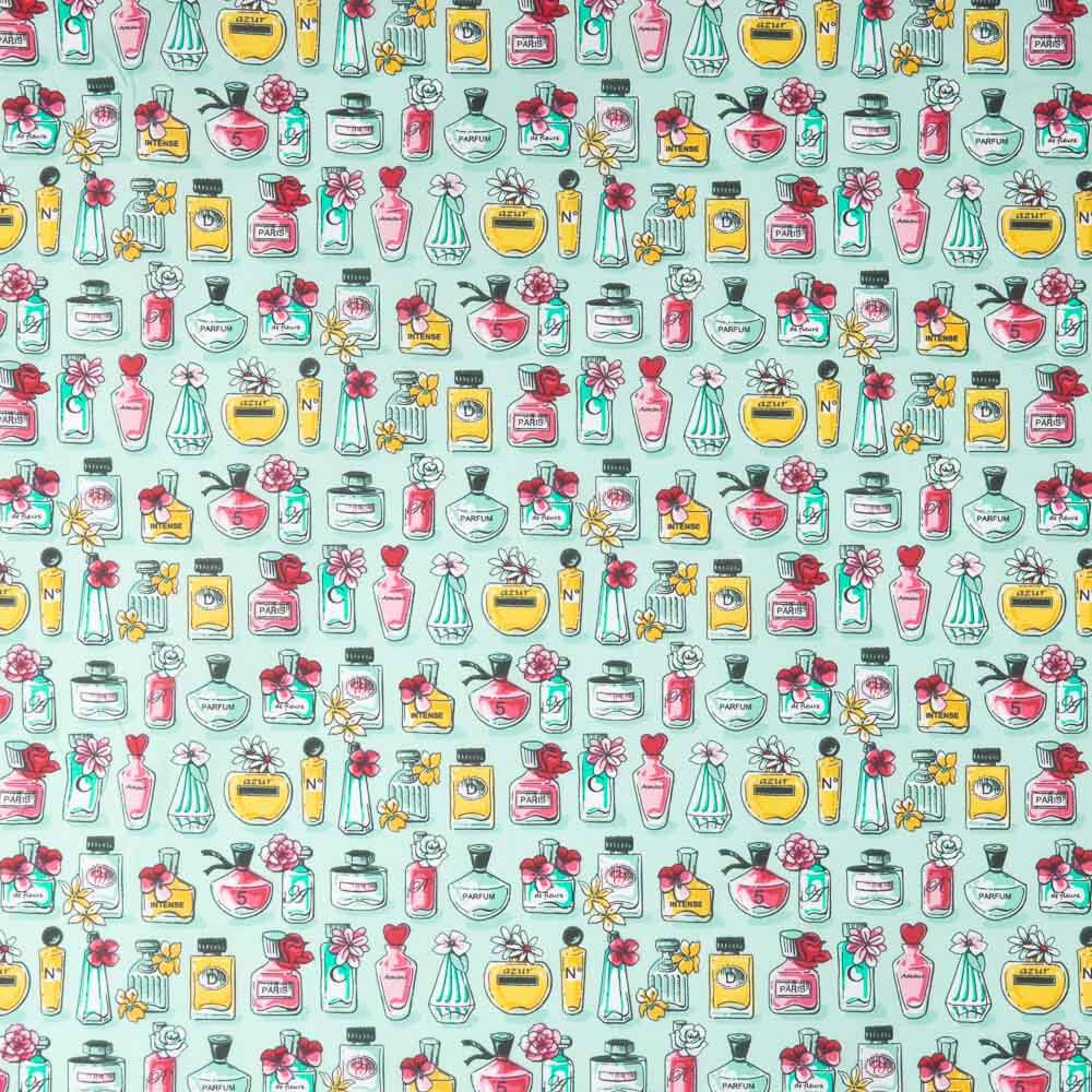 Popeline Estampado Perfume - Ribes y Casals