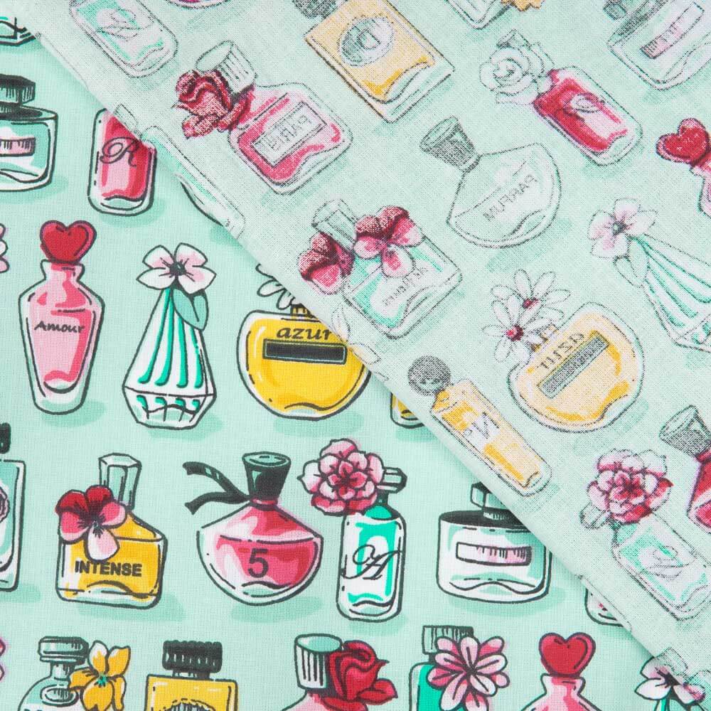 Popeline Estampado Perfume - Ribes y Casals