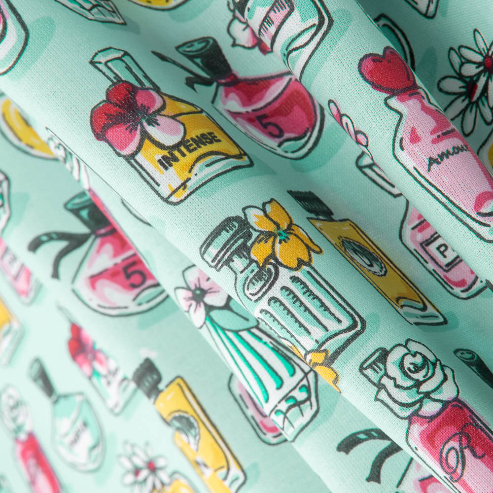 Popeline Estampado Perfume - Ribes y Casals