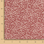 Popeline Estampado Rouse Grana - Ribes y Casals