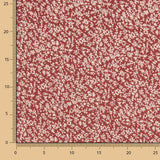 Popeline Estampado Rouse Grana - Ribes y Casals