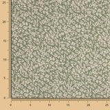 Popeline Estampado Rouse Verde - Ribes y Casals