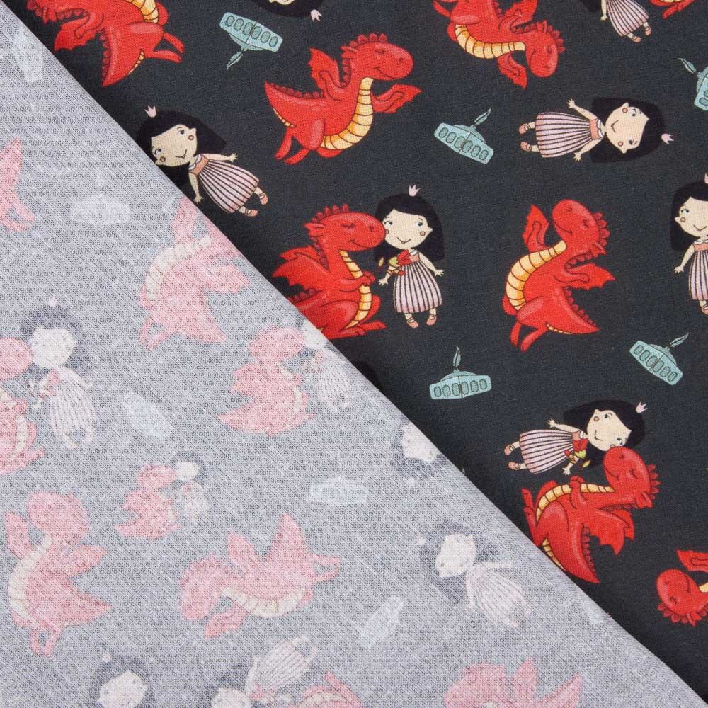 Popeline Estampado São Jorge - Ribes y Casals