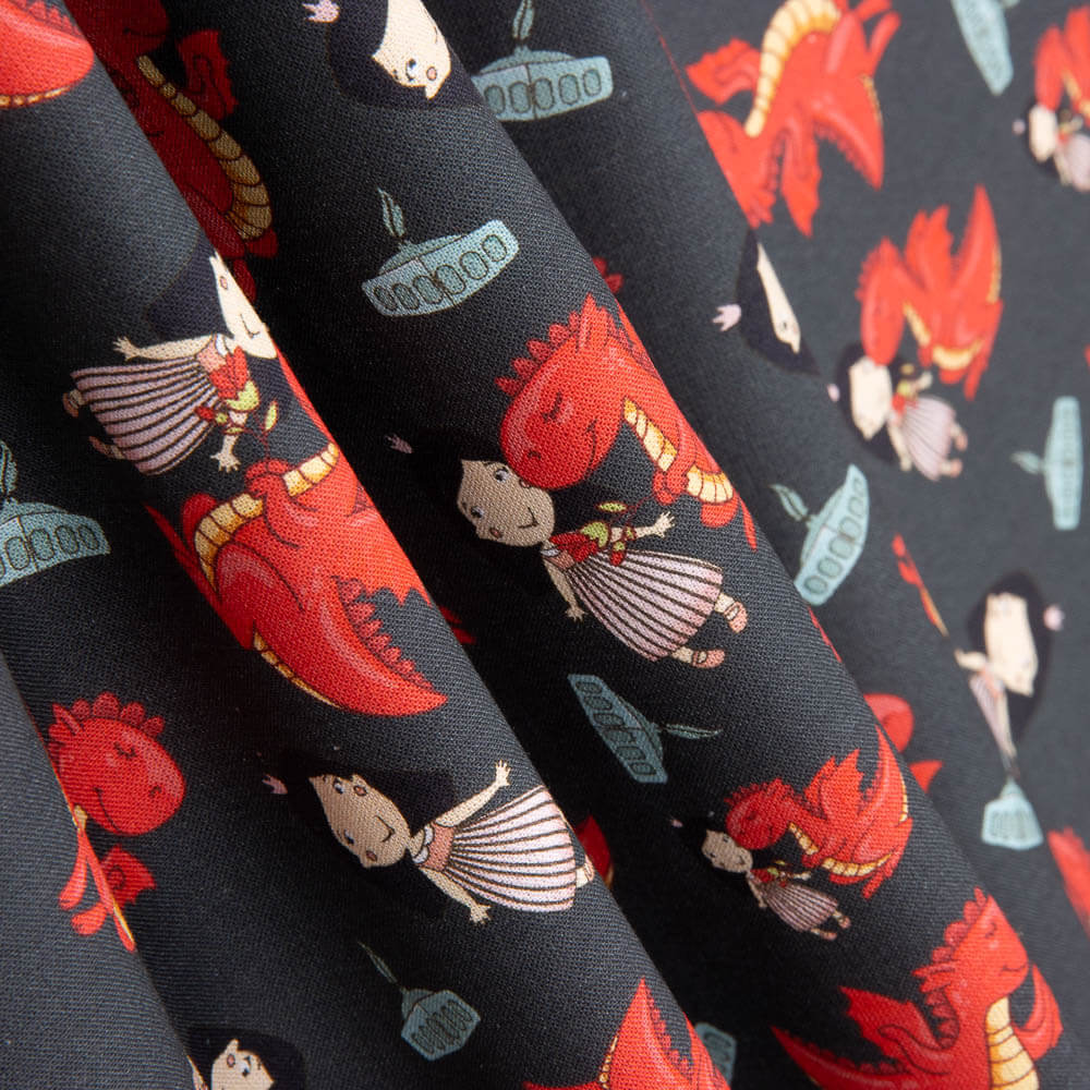 Popeline Estampado São Jorge - Ribes y Casals