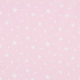 Popelina Estrelas Fundo Rosa - Ribes y Casals