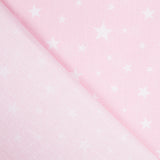 Popelina Estrelas Fundo Rosa - Ribes y Casals