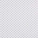 Popeline Flor Retro Azul - Ribes y Casals