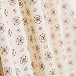 Popeline Flor Retro Ecru - Ribes y Casals