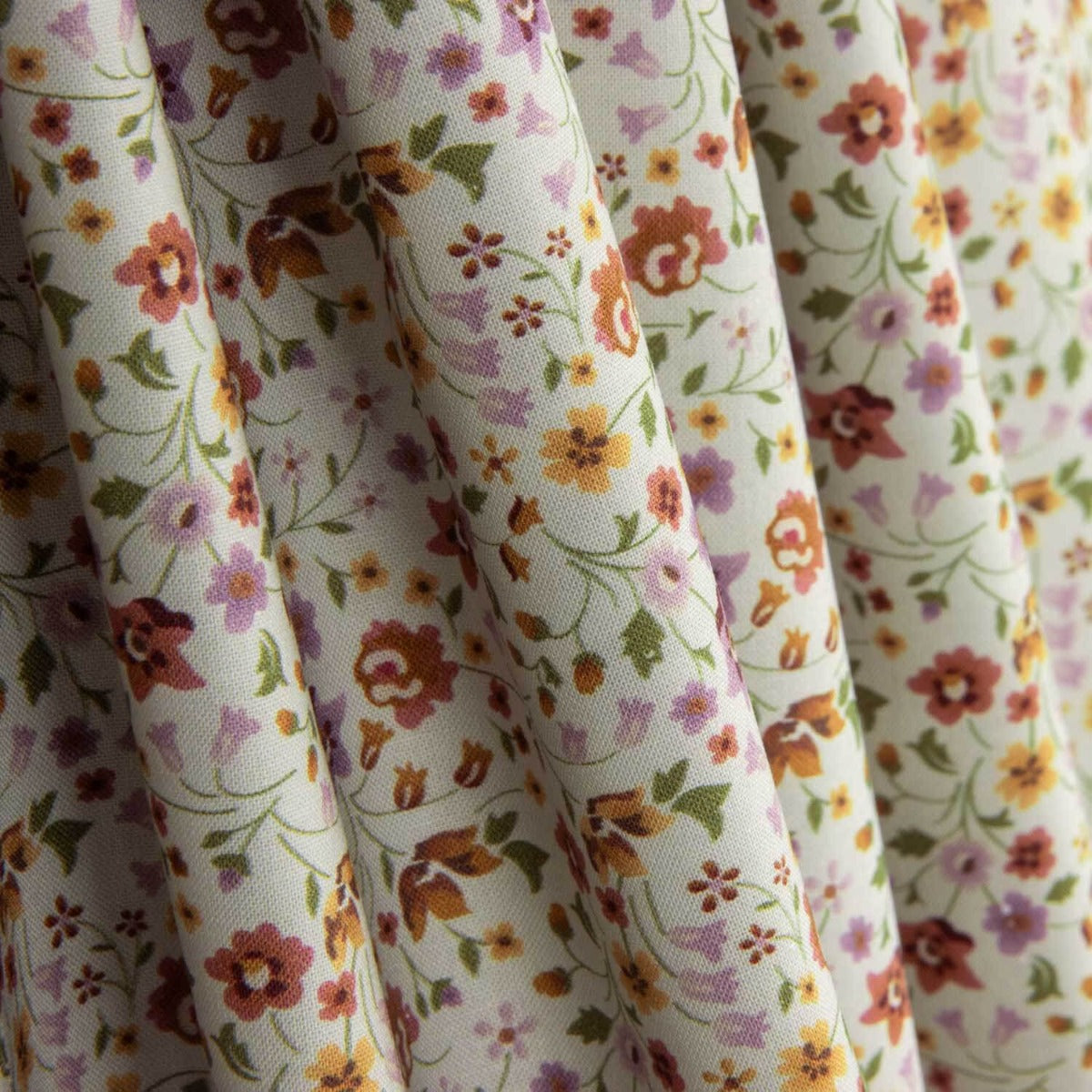Popeline Floral Vintage Cru - Ribes y Casals
