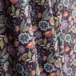 Popeline Flores Botânicas Violeta - Ribes y Casals