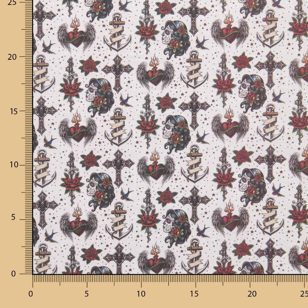 Popelina Gothic Tattoo - Ribes y Casals