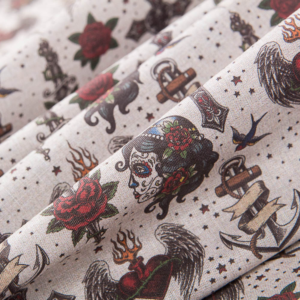 Popelina Gothic Tattoo - Ribes y Casals