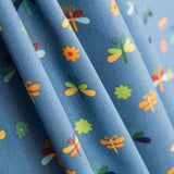 Popelín Insectos Azul - Ribes y Casals