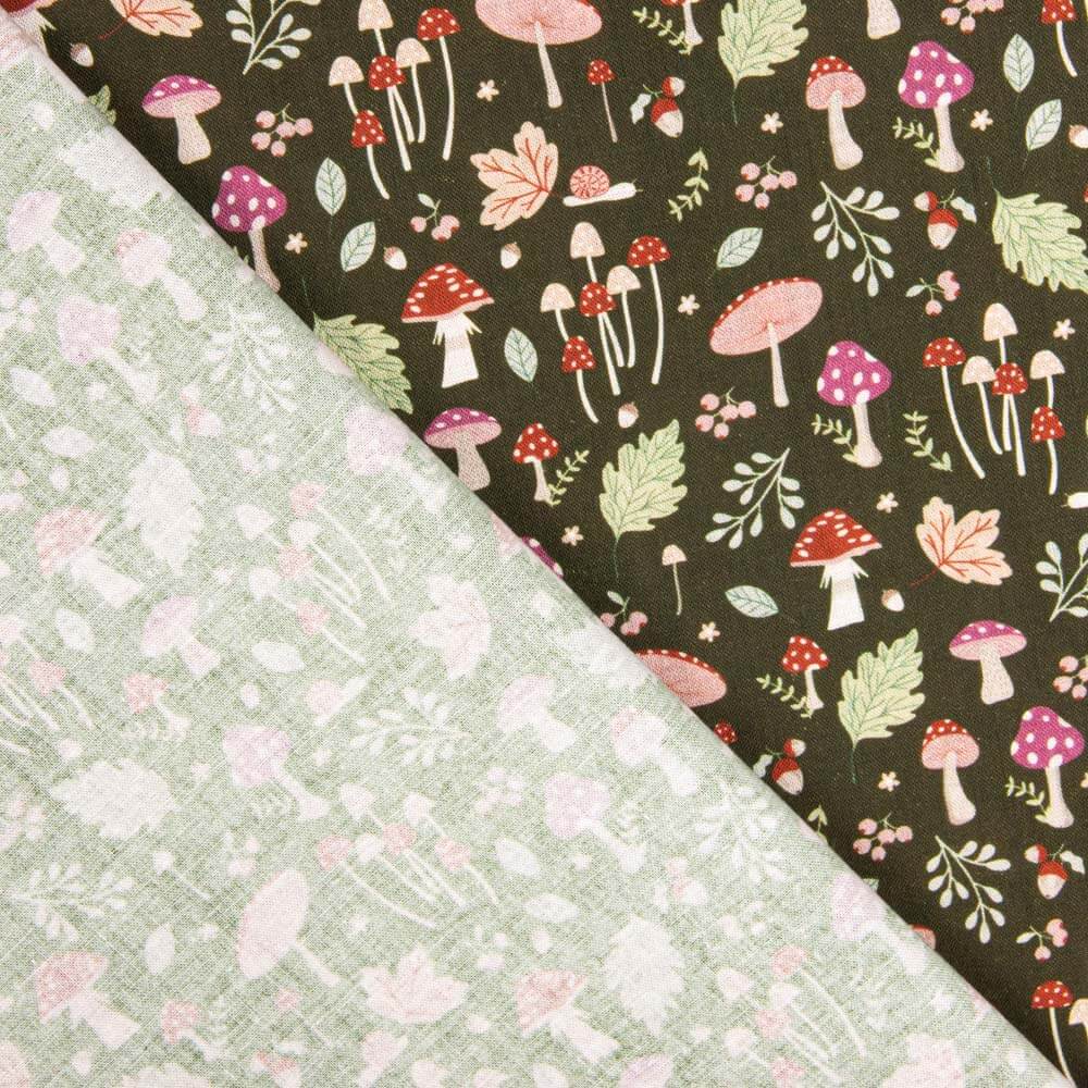 Popeline Algodão Montanha Verde - Ribes y Casals