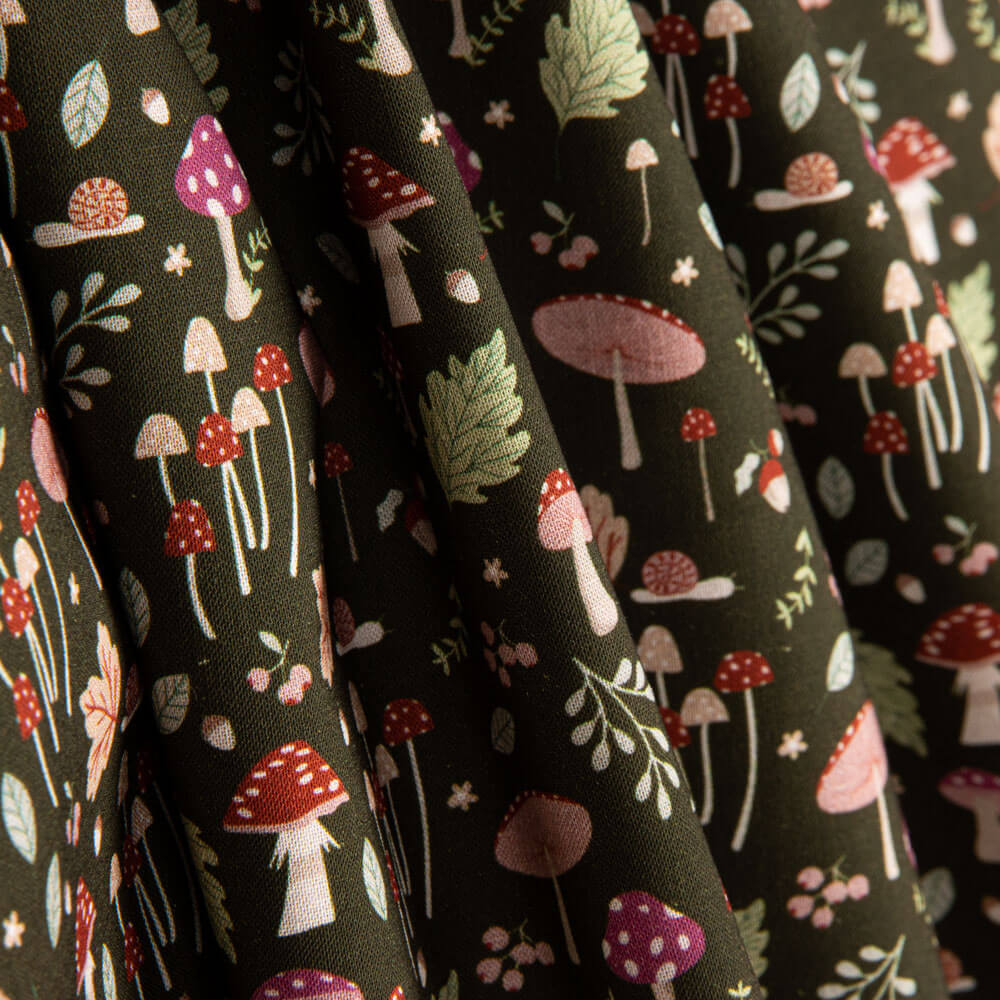 Popeline Algodão Montanha Verde - Ribes y Casals