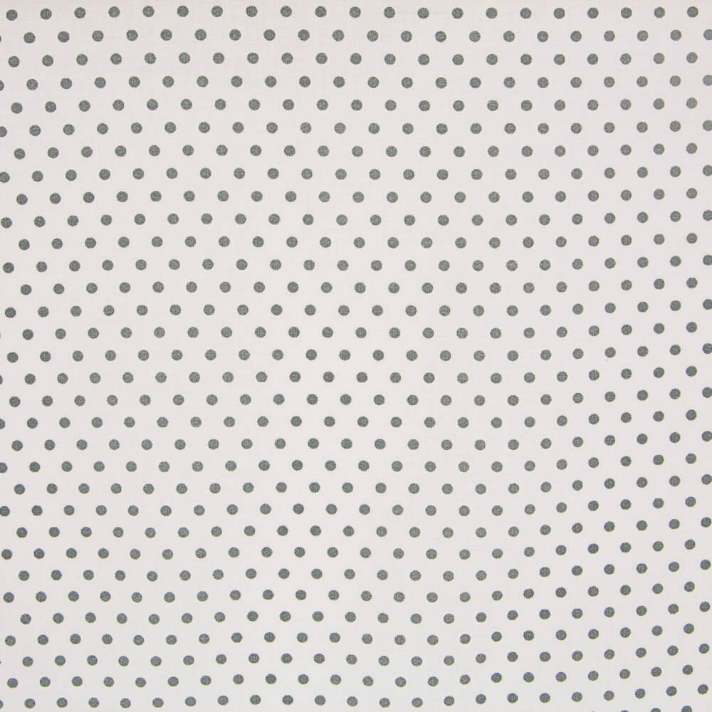 Popeline Bolinhas Cinzento - Ribes y Casals