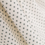 Popeline Bolinhas Cinzento - Ribes y Casals