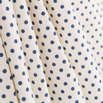 Popeline Bolinhas Azul Marinho - Ribes y Casals