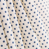 Popeline Bolinhas Azul Marinho - Ribes y Casals