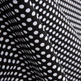 Popeline Flamenco Bolinhas Fundo Preto 7mm - Ribes y Casals