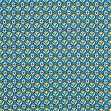 Popelín Medallas Flor Turquesa - Ribes y Casals