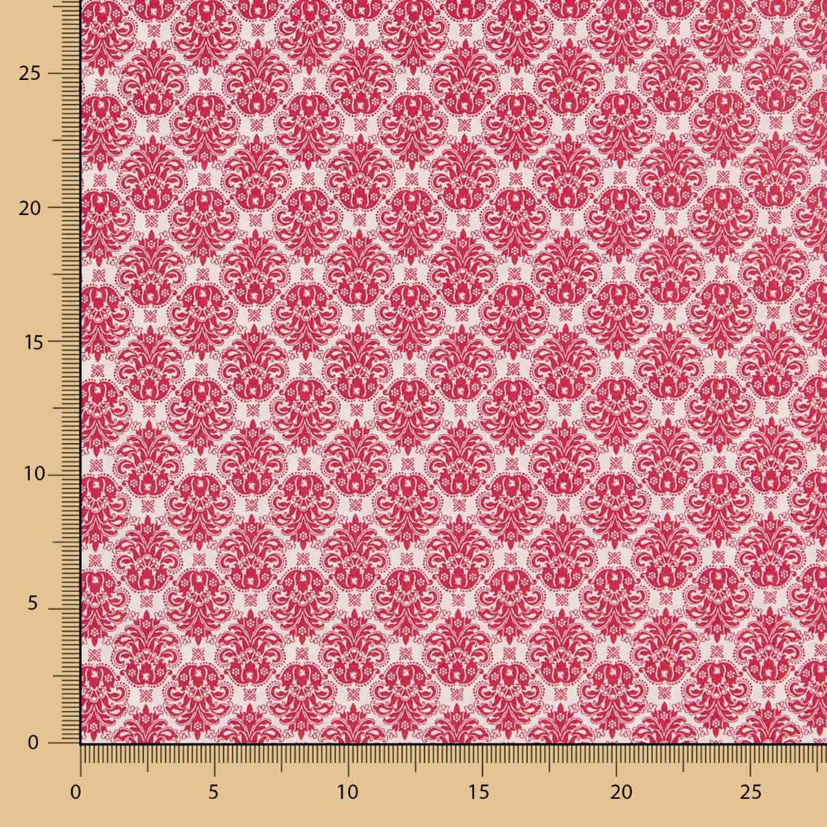 Popeline Medieval Vermelho - Ribes y Casals