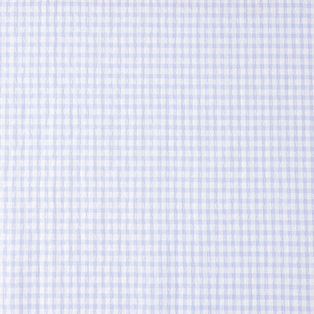 Popeline Mini Xadrez Vichy Azul Claro - Ribes y Casals