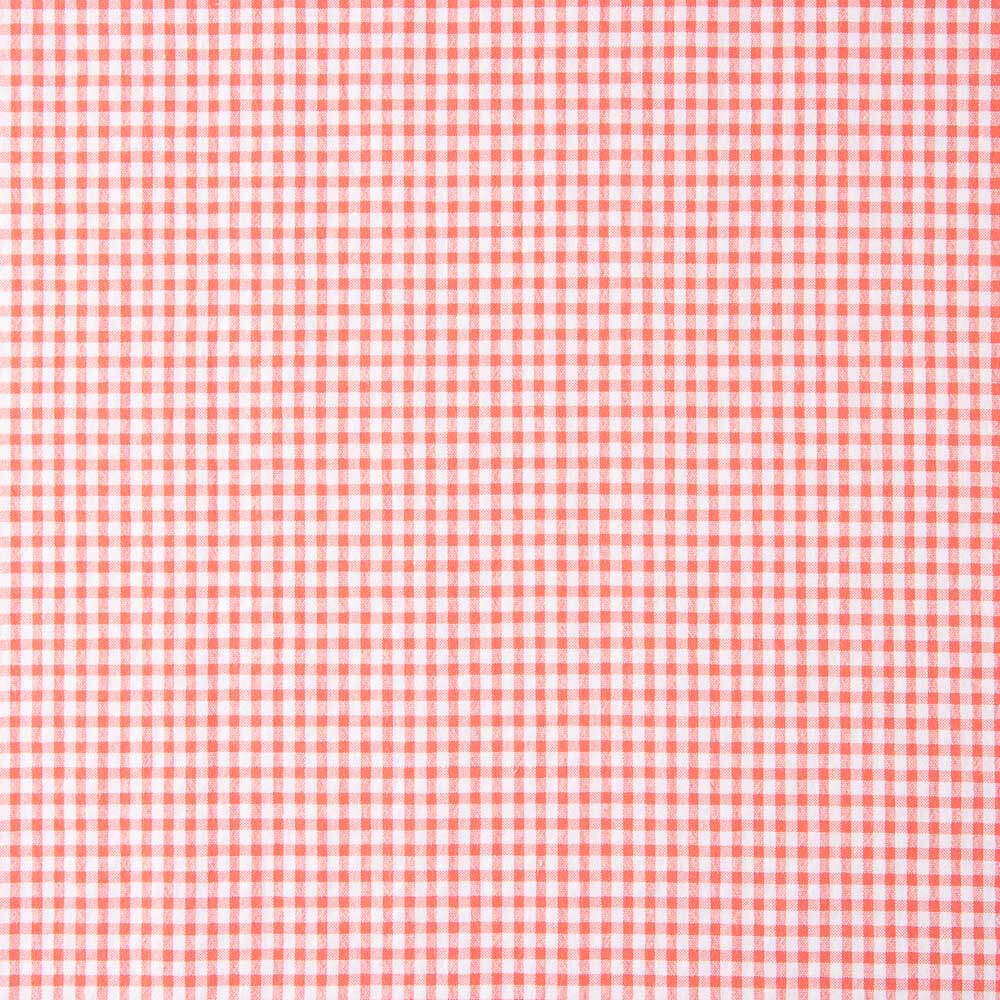 Popeline Mini Xadrez Vichy Coral - Ribes y Casals