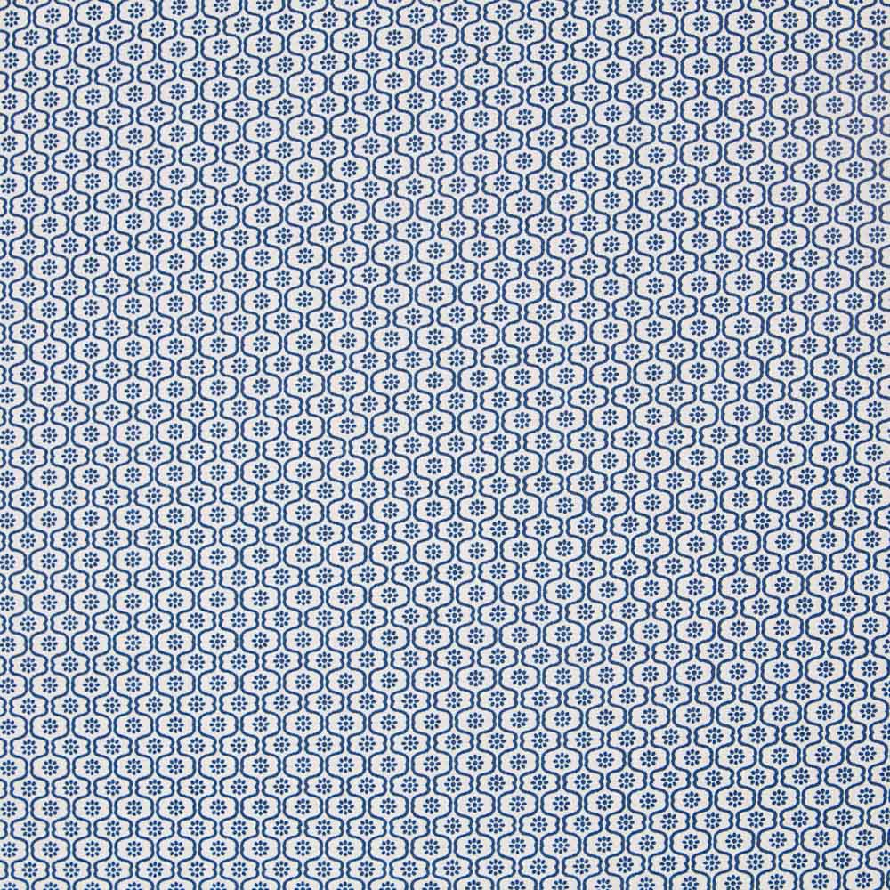 Popeline Mini Geo Azul - Ribes y Casals