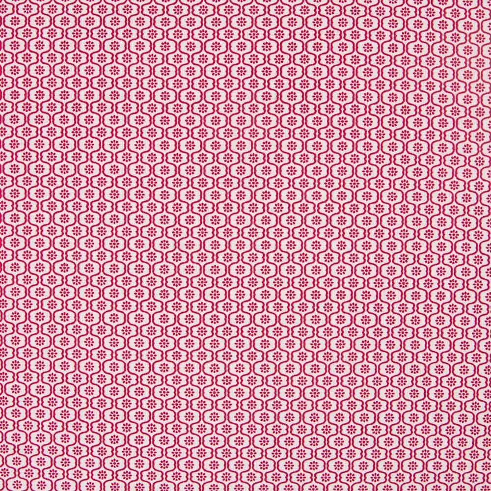 Popeline Mini Geo Vermelho - Ribes y Casals