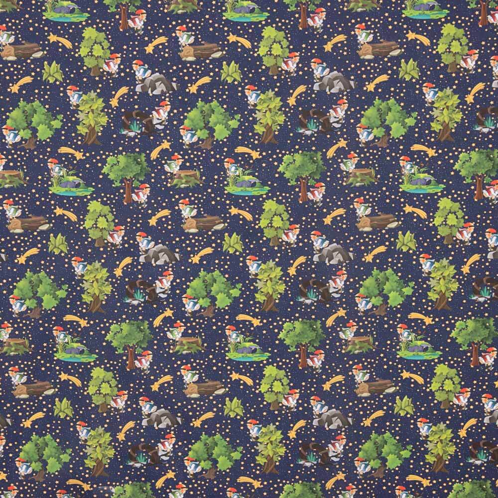 Popeline De Natal Caganer Noite - Ribes y Casals