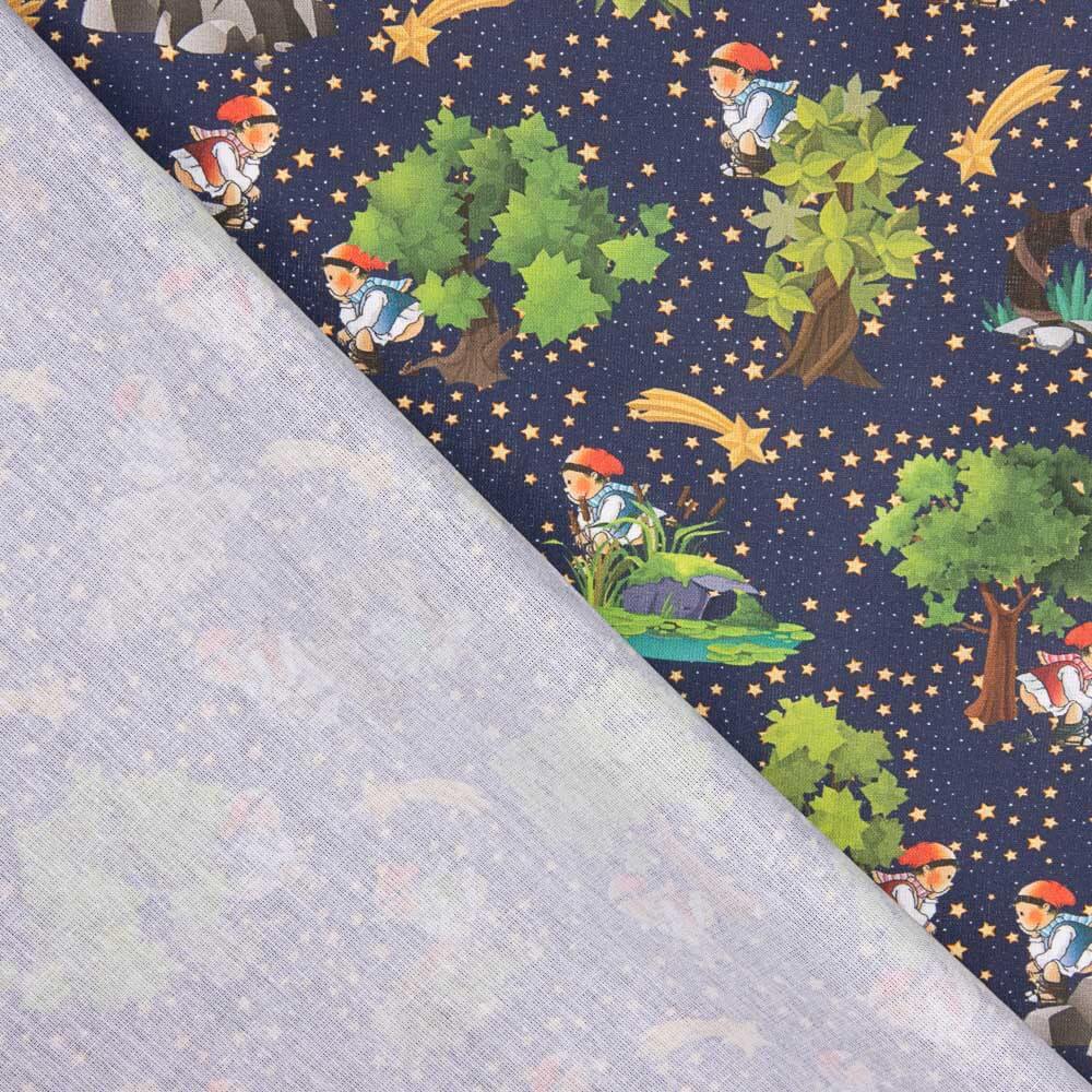 Popeline De Natal Caganer Noite - Ribes y Casals