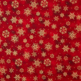 Popeline Natal Estrela Vermelha - Ribes y Casals