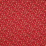 Popeline De Natal Vermelho Estrelado - Ribes y Casals
